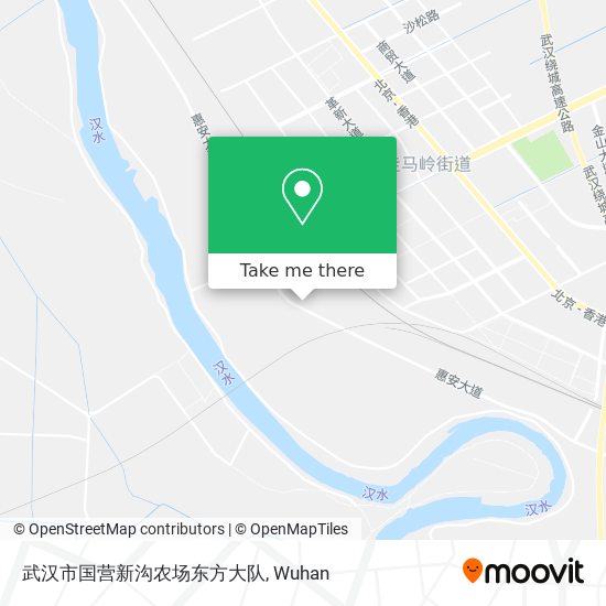 武汉市国营新沟农场东方大队 map