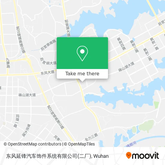 东风延锋汽车饰件系统有限公司(二厂) map