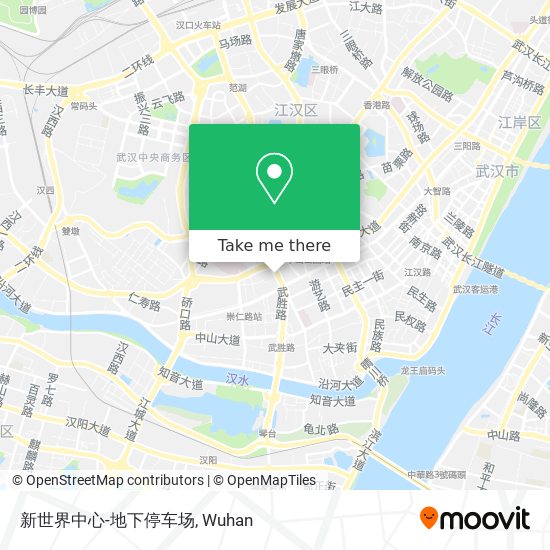 新世界中心-地下停车场 map