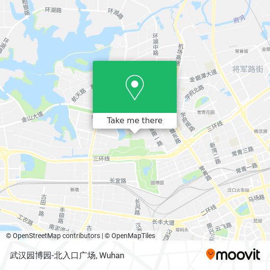 武汉园博园-北入口广场 map