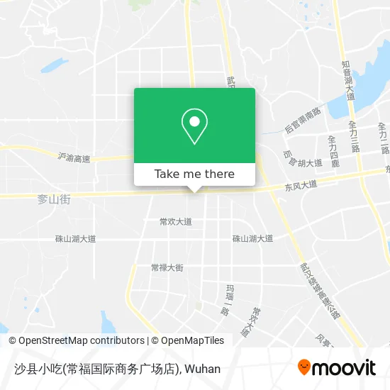 沙县小吃(常福国际商务广场店) map