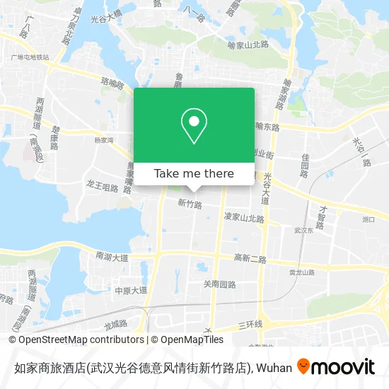 如家商旅酒店(武汉光谷德意风情街新竹路店) map