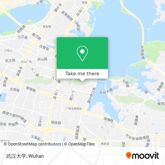 武汉大学 map
