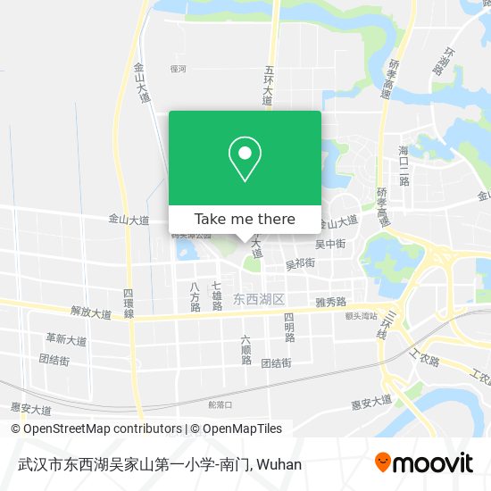 武汉市东西湖吴家山第一小学-南门 map