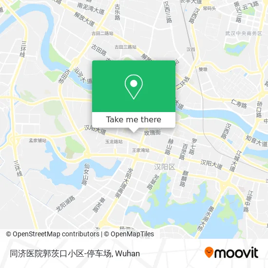 同济医院郭茨口小区-停车场 map