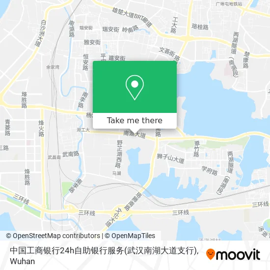 中国工商银行24h自助银行服务(武汉南湖大道支行) map