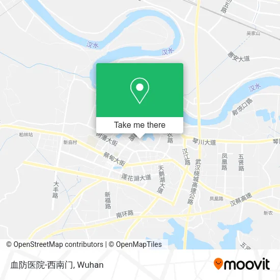 血防医院-西南门 map