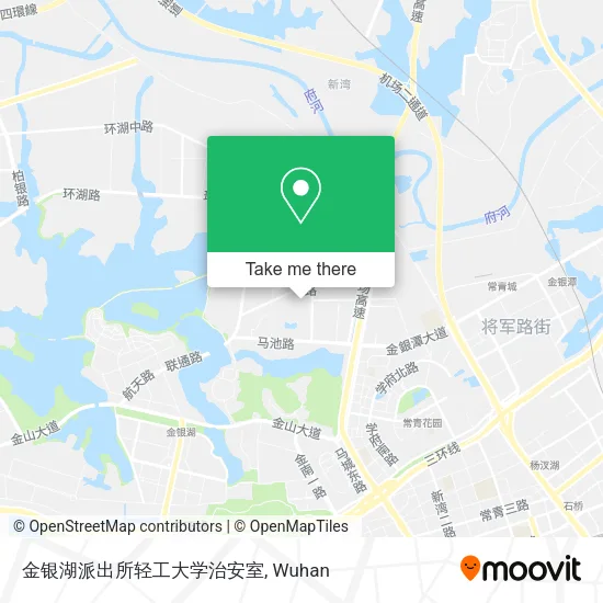 金银湖派出所轻工大学治安室 map