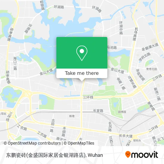 东鹏瓷砖(金盛国际家居金银湖路店) map