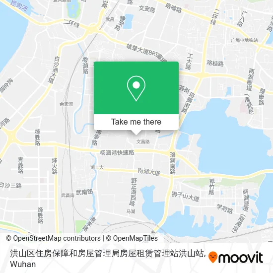 洪山区住房保障和房屋管理局房屋租赁管理站洪山站 map