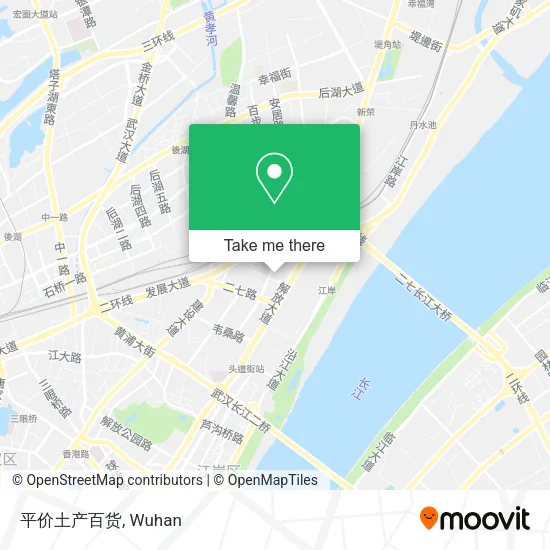 平价土产百货 map