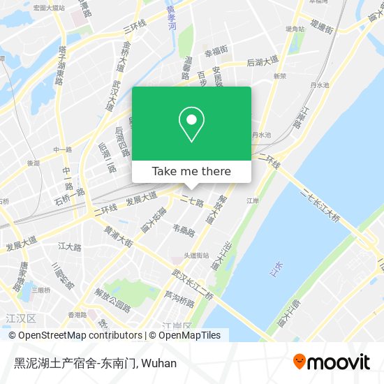 黑泥湖土产宿舍-东南门 map
