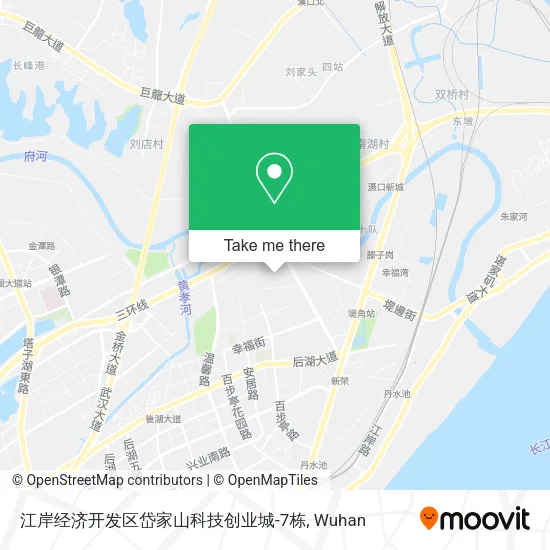 江岸经济开发区岱家山科技创业城-7栋 map