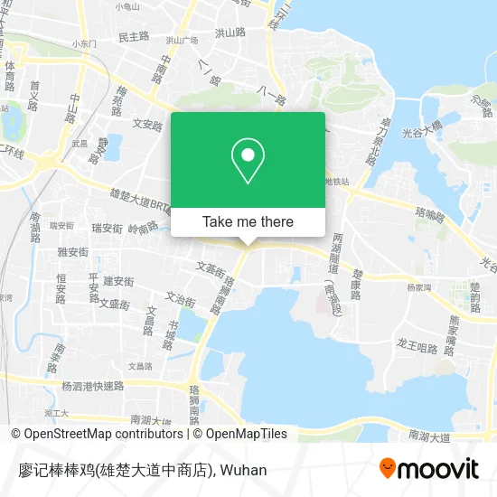 廖记棒棒鸡(雄楚大道中商店) map