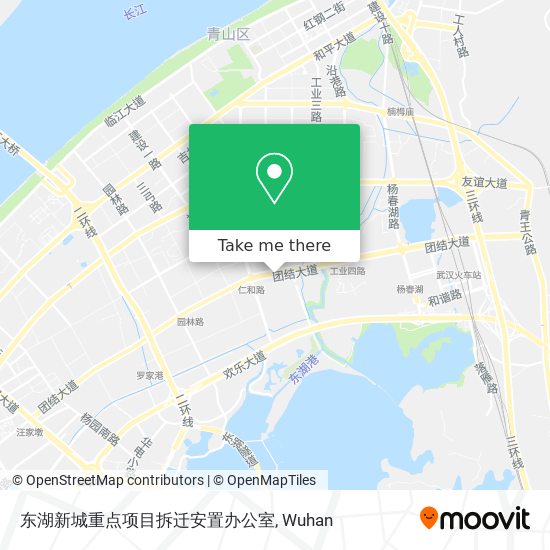 东湖新城重点项目拆迁安置办公室 map