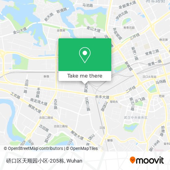 硚口区天顺园小区-205栋 map