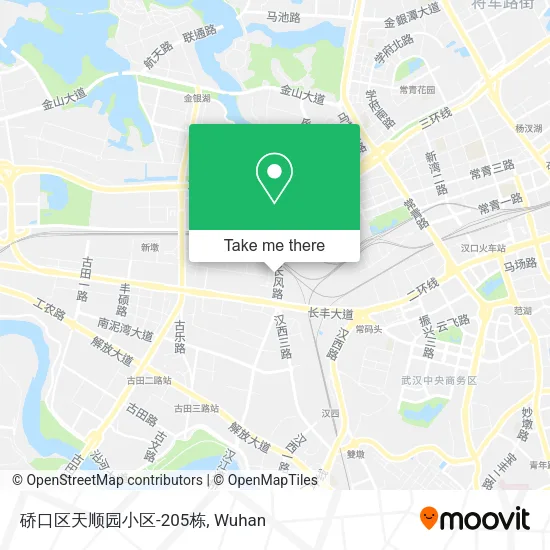 硚口区天顺园小区-205栋 map