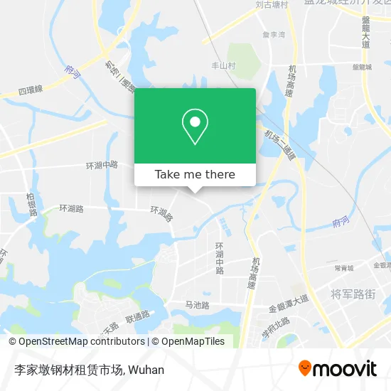 李家墩钢材租赁市场 map