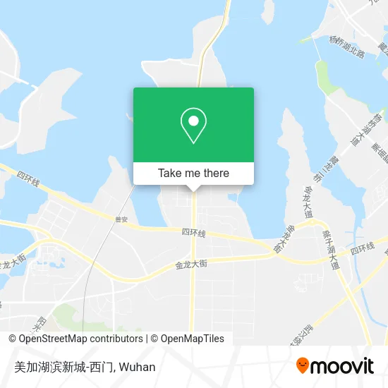 美加湖滨新城-西门 map