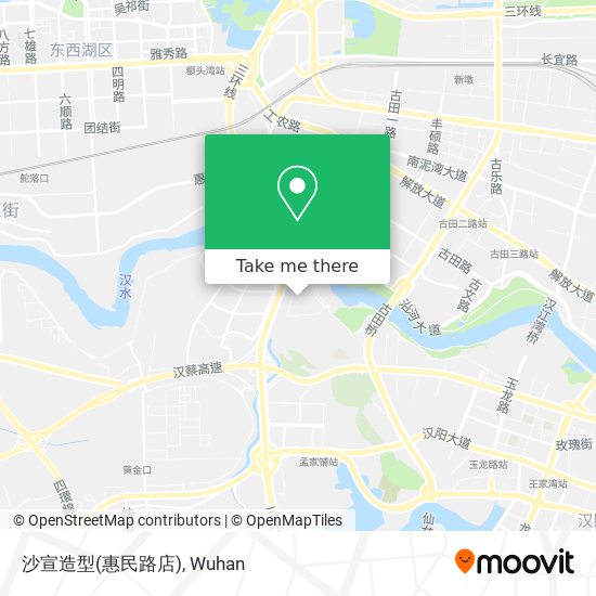 沙宣造型(惠民路店) map
