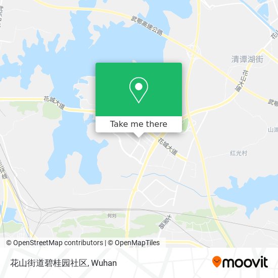 花山街道碧桂园社区 map
