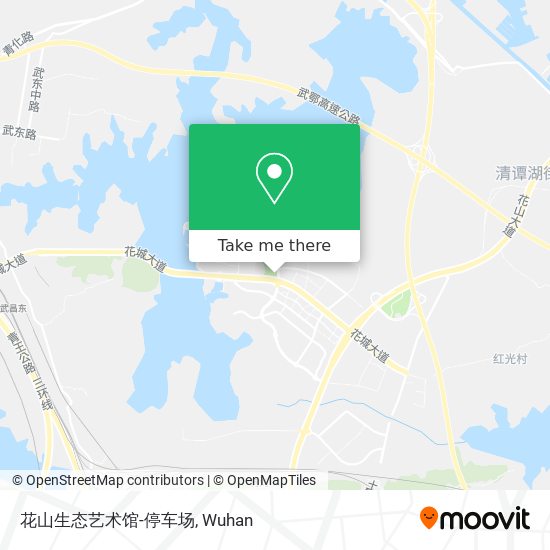 花山生态艺术馆-停车场 map