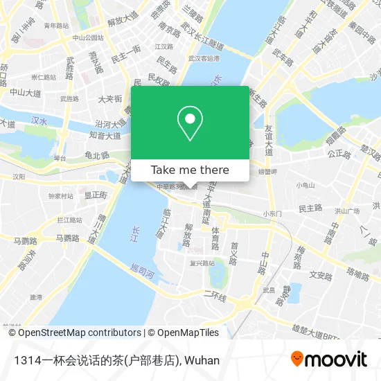1314一杯会说话的茶(户部巷店) map
