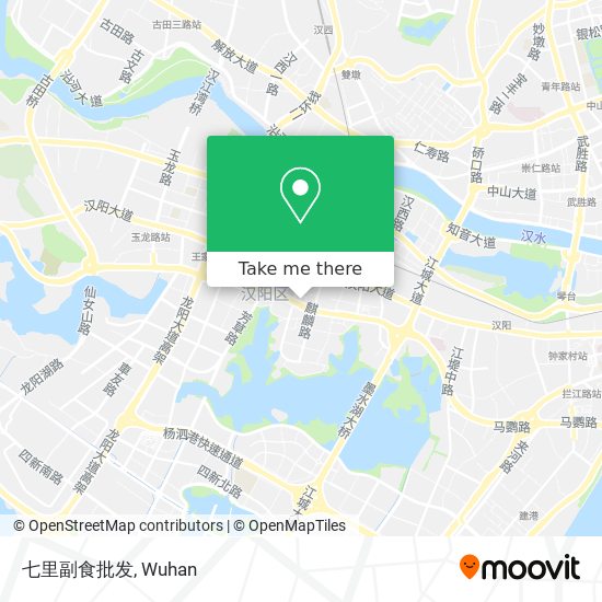 七里副食批发 map