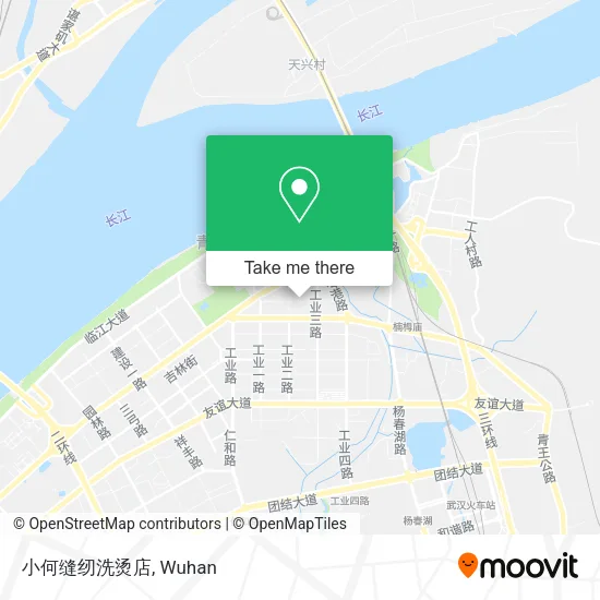 小何缝纫洗烫店 map