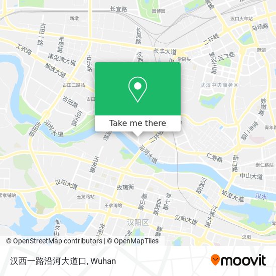 汉西一路沿河大道口 map