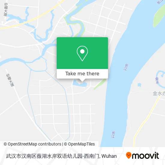 武汉市汉南区薇湖水岸双语幼儿园-西南门 map