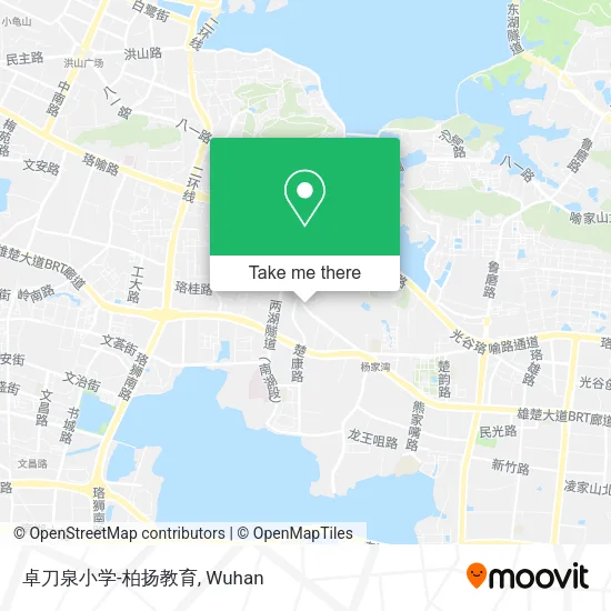 卓刀泉小学-柏扬教育 map