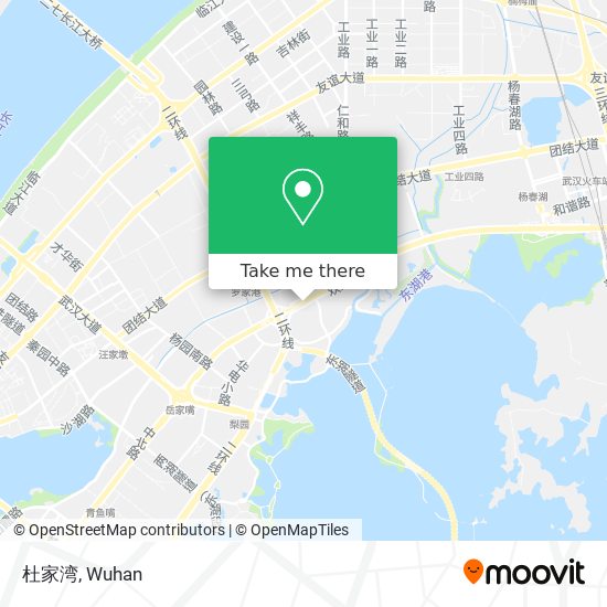 杜家湾 map