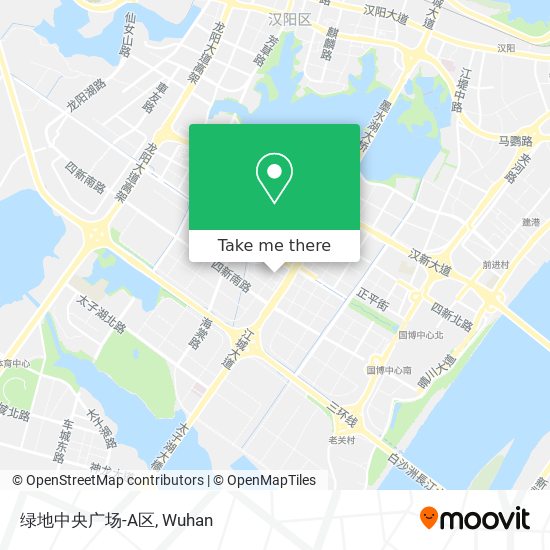 绿地中央广场-A区 map