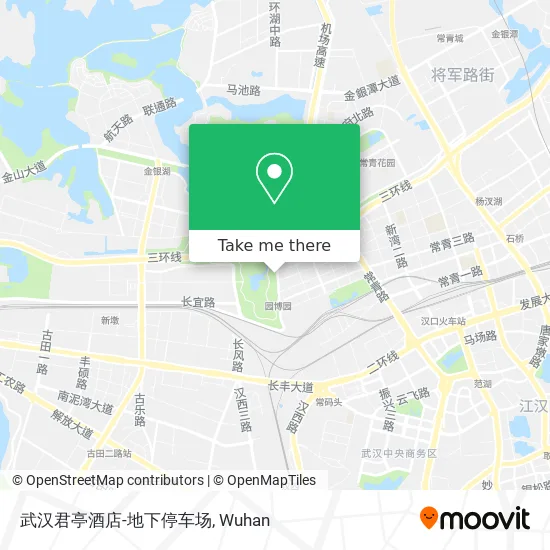 武汉君亭酒店-地下停车场 map