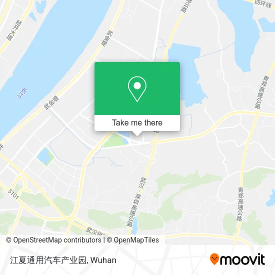 江夏通用汽车产业园 map