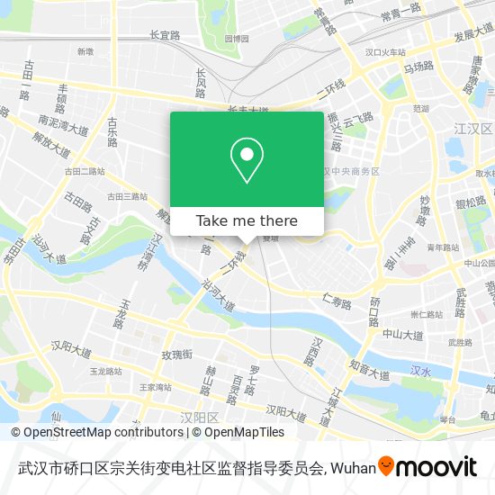 武汉市硚口区宗关街变电社区监督指导委员会 map