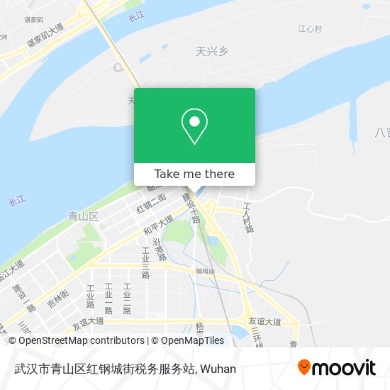 武汉市青山区红钢城街税务服务站 map