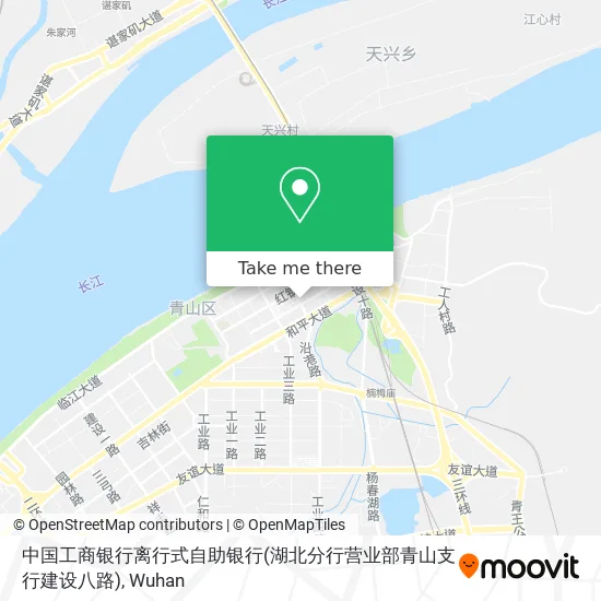 中国工商银行离行式自助银行(湖北分行营业部青山支行建设八路) map