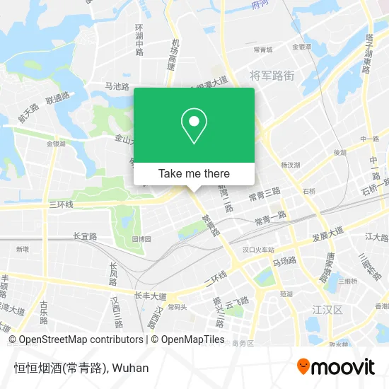 恒恒烟酒(常青路) map