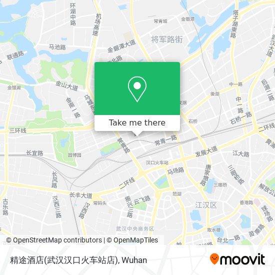 精途酒店(武汉汉口火车站店) map