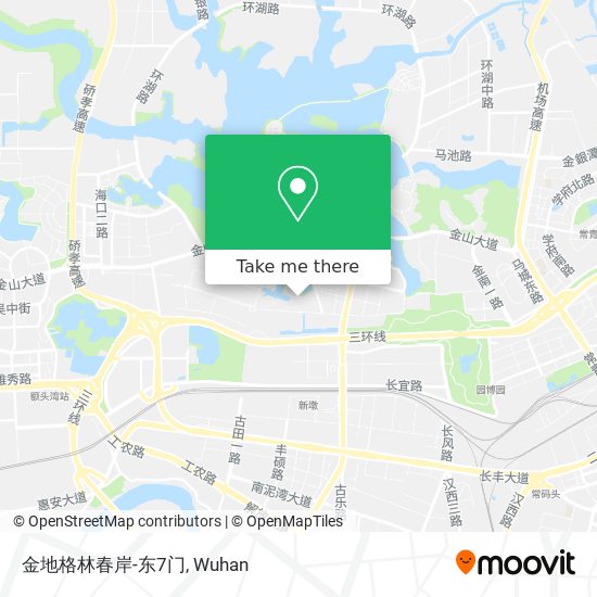 金地格林春岸-东7门 map