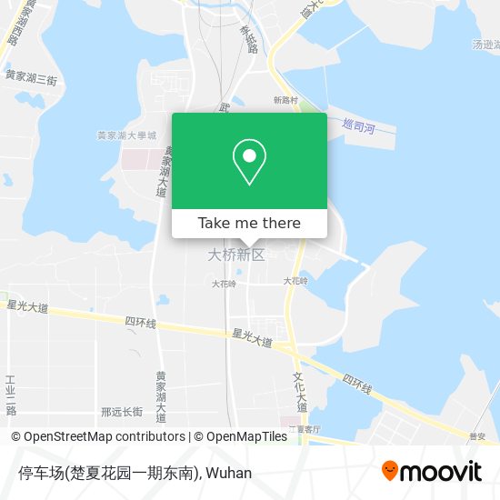 停车场(楚夏花园一期东南) map
