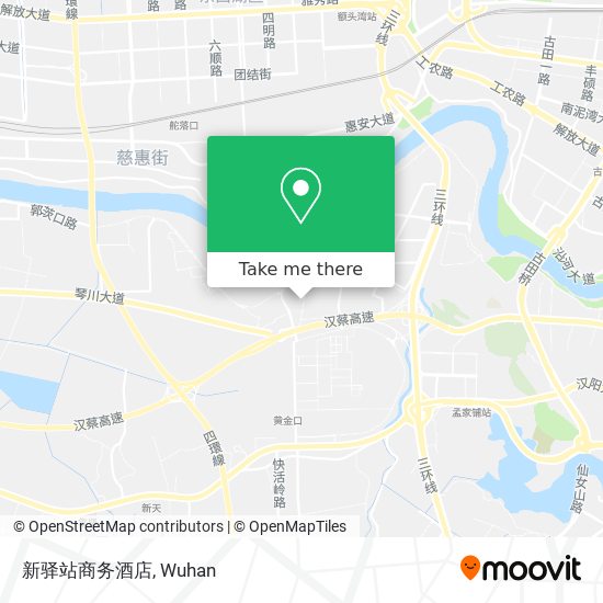 新驿站商务酒店 map