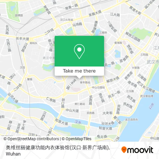 奥维丝丽健康功能内衣体验馆(汉口·新界广场南) map