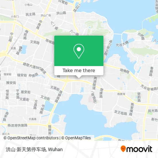 洪山·新天第停车场 map