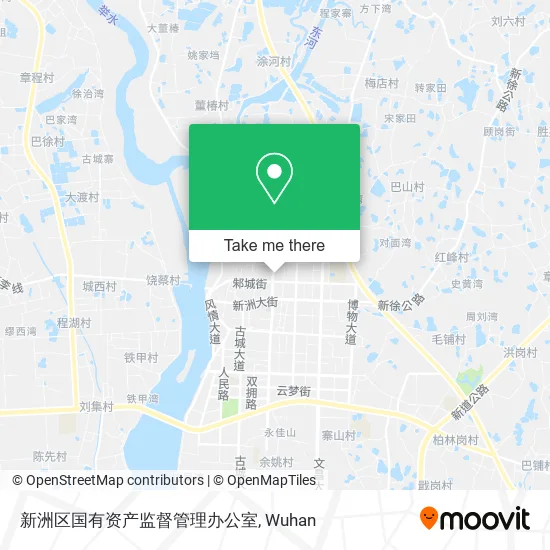 新洲区国有资产监督管理办公室 map