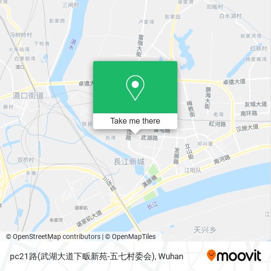 pc21路(武湖大道下畈新苑-五七村委会) map