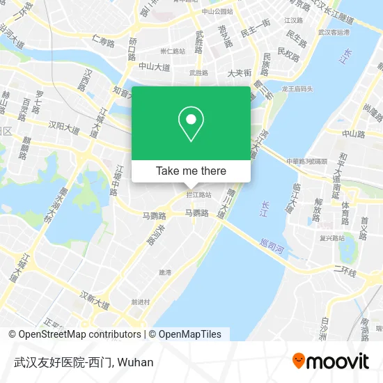 武汉友好医院-西门 map