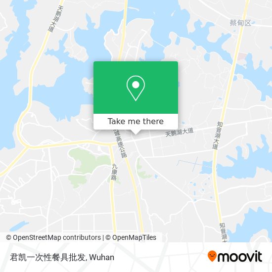 君凯一次性餐具批发 map